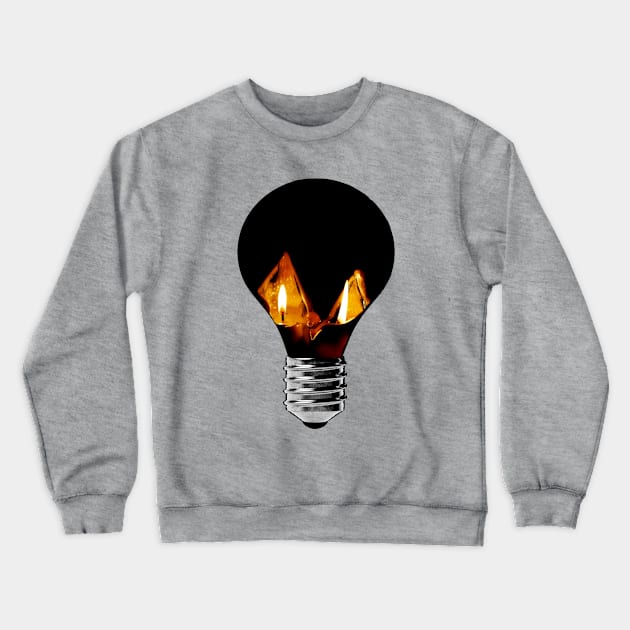 Bulb fire Crewneck Sweatshirt by Jakavonis